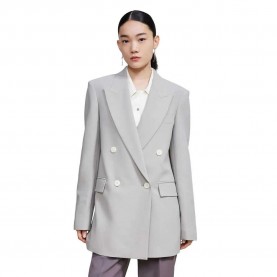 сако,дамски,сака,lily,temperament,solid,colour,blazer,gray,(grey)