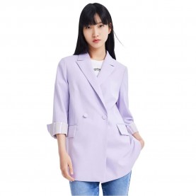 сако,дамски,сака,lily,temperament,solid,colour,blazer,purple