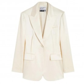 сако,дамски,сака,lily,triacetate,blazer,white,(beige)