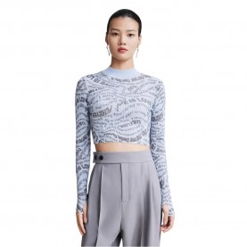блуза,дамски,пуловери,дамски,плетени,дрехи,lily,vintage,small,turtleneck,knit,sweater,dusk,blue,(blue)