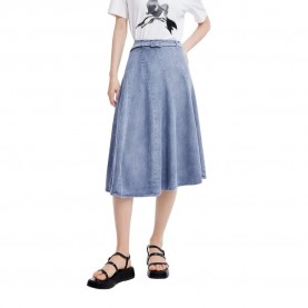 пола,дамски,поли,и,рокли,lily,vintage,umbrella,denim,skirt,pale,blue,(blue)