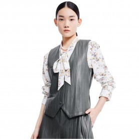 яке,дамски,якета,и,палта,lily,vintage,pu,patchwork,jacket,gray,green,(green)