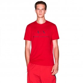 тениска,мъжки,тениски,armani,exchange,8nztcj,z8h4z,short,sleeve,t,shirt,haute,red,(red)