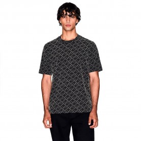 тениска,мъжки,тениски,armani,exchange,xm001897,af10356,t,shirt,black,ax,logo,(black)