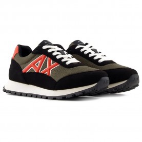 маратонки,мъжки,маратонки,armani,exchange,xm001960,af19388,trainers,black,olive,night,pu,(green)