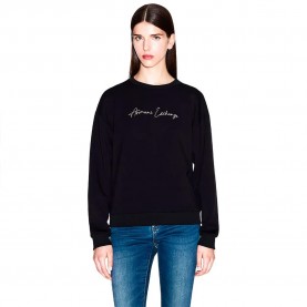 блуза,дамски,блузи,armani,exchange,xw000835,af13397,sweatshirt,black,gold,(black)