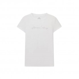 тениска,дамски,тениски,armani,exchange,xw001457,af10356,t,shirt,optic,white,(white)