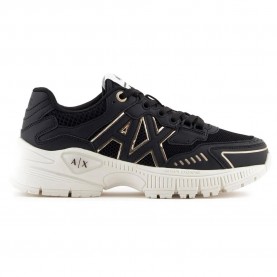маратонки,дамски,маратонки,armani,exchange,xw002153,af19535,trainers,black,pale,gold,(black)