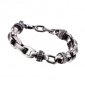 бижутерия,police,pj22257bss,01,bracelet,silver,(stainless,steel)