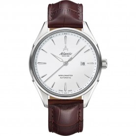 часовник,часовници,atlantic,52759.41.21s,watch,brown,(silver,grey)