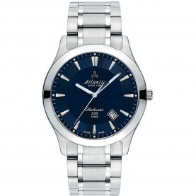 часовник,часовници,atlantic,71365.41.51,watch,silver,(night,blue)