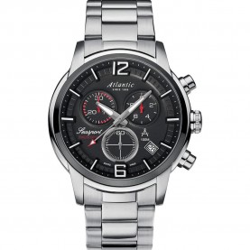 часовник,часовници,atlantic,87466.42.45,watch,silver,(anthracite,grey)