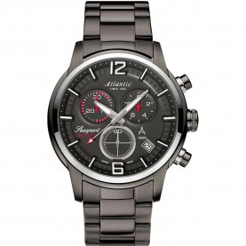 часовник,часовници,atlantic,87466.46.45,watch,silver,(anthracite,grey)