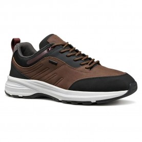 маратонки,мъжки,маратонки,geox,senales,b,abx,trainers,brown,cotto,black,(brown)