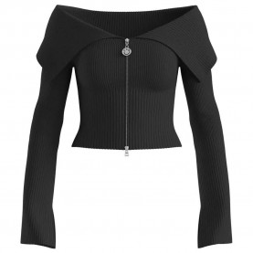 блуза,дамски,пуловери,дамски,плетени,дрехи,hugo,sestin,blue,sweater,black