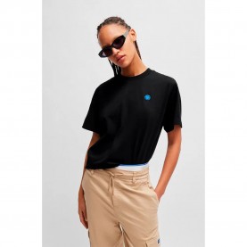 тениска,дамски,тениски,hugo,vintage,blue,short,sleeve,t,shirt,black,(black)