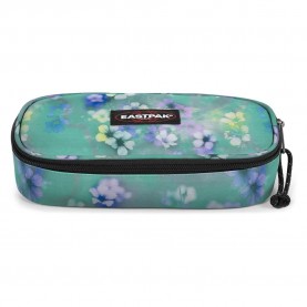 канцеларски,принадлежности,eastpak,oval,single,pencil,case,flora,fade,aqua,(green)