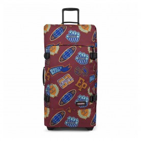 куфари,eastpak,tranverz,l,121l,trolley,bag,clash,burgundy,(red)
