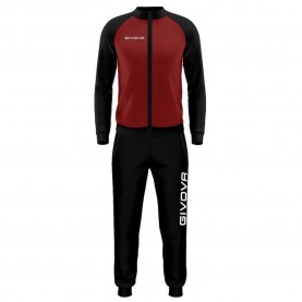 анцуг,мъжки,анцузи,givova,cuba,tracksuit,garnet,black,(red)