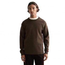 блуза,мъжки,пуловери,scotch,&,soda,merino,double,face,sweater,brown,(demitasse)