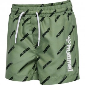 бански,гащета,детски,бански,костюми,hummel,chill,swimming,shorts,green,(6188)