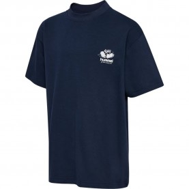 тениска,детски,тениски,hummel,loose,graphic,short,sleeve,t,shirt,blue,(dark,sapphire)