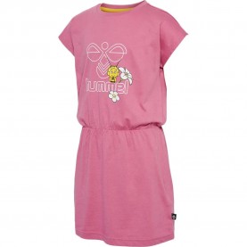 рокля,детски,поли,и,рокли,hummel,maya,twilight,short,sleeve,dress,pink,(heather,rose)