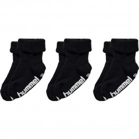 чорапи,детски,чорапи,hummel,mini,non,slip,socks,3,pairs,black,(black)