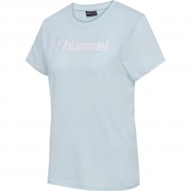 бебешка,тениска,дамски,тениски,hummel,mover,cotton,short,sleeve,t,shirt,blue,(baby,blue)