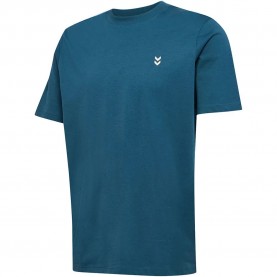 тениска,мъжки,тениски,hummel,pulse,short,sleeve,t,shirt,blue,(7280)
