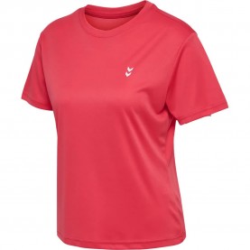 тениска,дамски,тениски,hummel,pulse,training,short,sleeve,t,shirt,red,(3080)