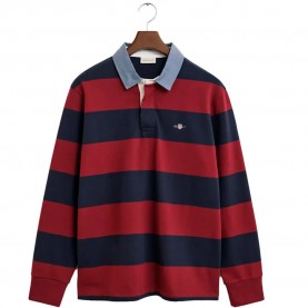 Gant 2004083 long sleeve polo - Red (Plumped Red) дамски,блузи,с,яка,мъжки,блузи,с,яка,gant,2004083,long,sleeve,polo,red,(plumped,red)