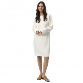 рокля,дамски,поли,и,рокли,redgreen,dawn,sweat,long,sleeve,midi,dress,white,(off,white)