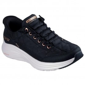 маратонки,дамски,маратонки,skechers,contour,foam,golden,hour,trainers,black,mesh,duraleather,rose,gold,trim,(blue)