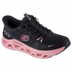 маратонки,дамски,маратонки,skechers,glide,step,altus,fast,lane,trainers,black,mesh,mauve,trim,(black)