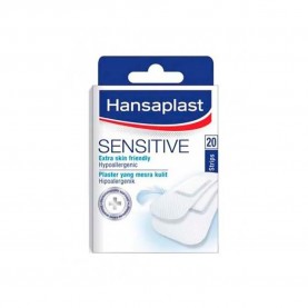 хигиена,тяло,hansaplast,sensitive,dressings,20,units,clear