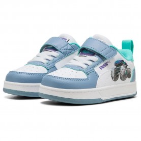 маратонки,детски,маратонки,puma,caven,2.0,lo,hot,wheels,2,ac+,trainers,cool,blue,white,aquatic,(white)
