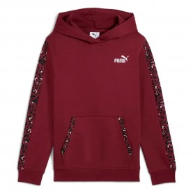 суичър,детски,блузи,puma,ess,graphic,animal,hoodie,ruby,shimmer,(red)