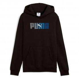 суичър,детски,блузи,puma,ess,logo,lab,hoodie,black