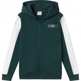 блуза,детски,блузи,puma,logo,lab,full,zip,sweatshirt,green,terrain,(green)