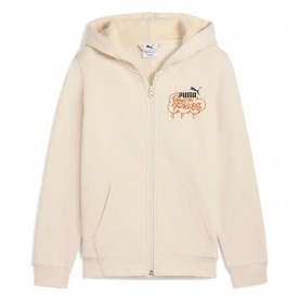 блуза,детски,блузи,puma,mid,90´s,full,zip,sweatshirt,alpine,snow,(beige)