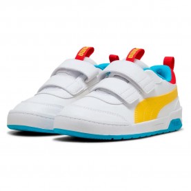 маратонки,детски,маратонки,puma,multiflex,2,color,v,ps,trainers,white,pelé,yellow,(white)