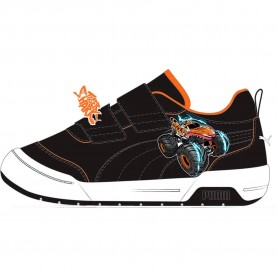 маратонки,детски,маратонки,puma,multiflex,2,hot,wheels,2,sl,v,ps,trainers,black,black,orange,glo,(black)
