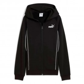 блуза,детски,блузи,puma,sport,full,zip,sweatshirt,black