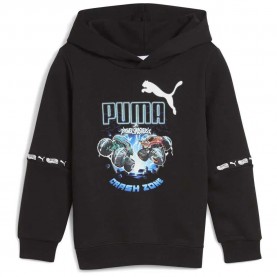 суичър,детски,блузи,puma,x,hot,wheels,graphic,hoodie,black