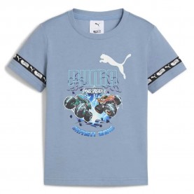 тениска,детски,тениски,puma,x,hot,wheels,short,sleeve,t,shirt,cool,blue,(blue)