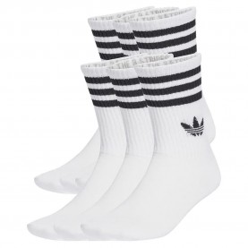 чорапи,мъжки,чорапи,adidas,originals,3,stripes,crew,socks,6,units,white,(white)