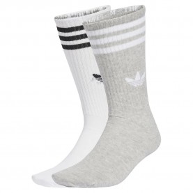 чорапи,мъжки,чорапи,adidas,originals,3,stripes,high,crew,socks,3,units,white,medium,grey,heather,black,(white,grey)