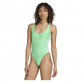бански,костюм,дамски,бански,костюми,adidas,originals,adicolor,3,stripes,swimsuit,semi,screaming,green,(green)