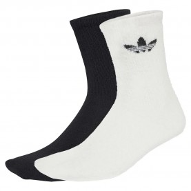 чорапи,мъжки,чорапи,adidas,originals,fluffy,crew,socks,2,units,off,white,black,(white,black)